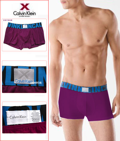 Boxer Calvin Klein Hombre X Azul Violeta - Haga un click en la imagen para cerrar